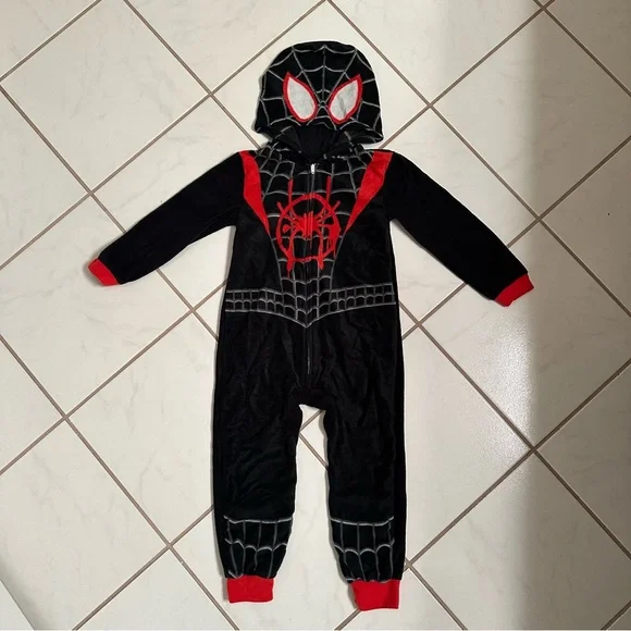 Spider Verse Spider Man Miles Morales Pajamas Marvel Pajamas